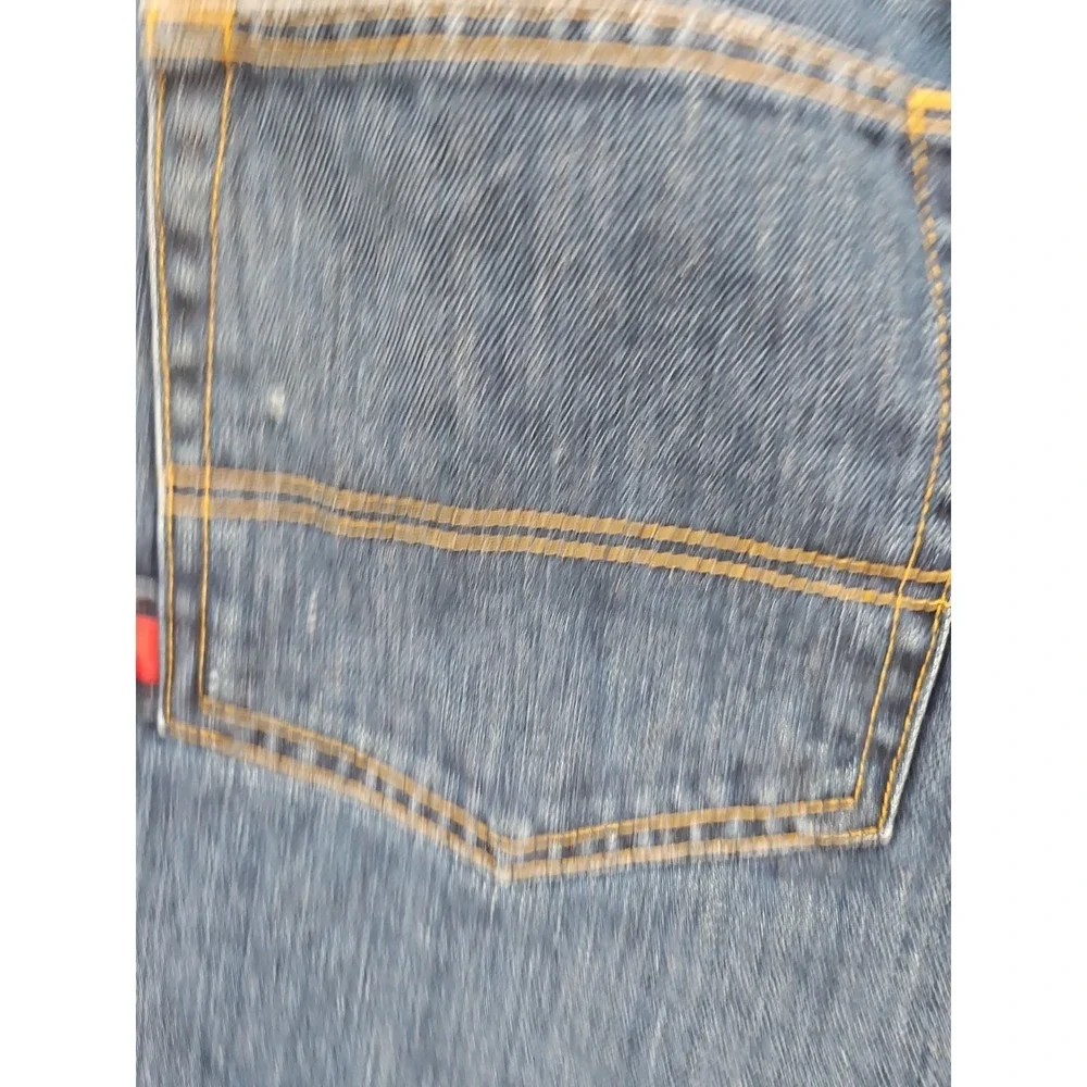 Tommy Hilfiger Distressed Carpenter Jorts Size Jean Shorts Baggy Denim Size 30
